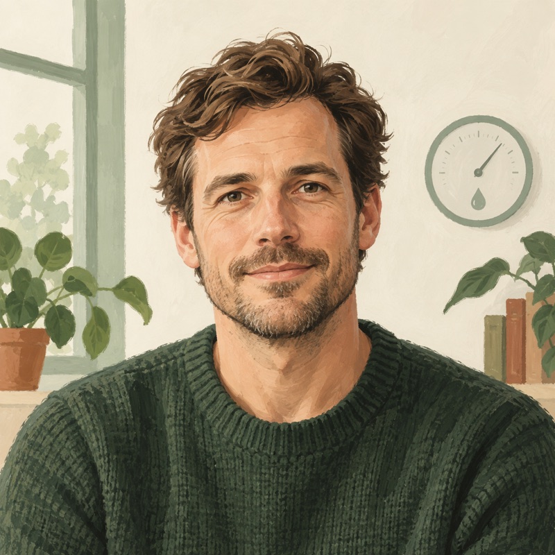 Illustratief portret van Bram van Morz