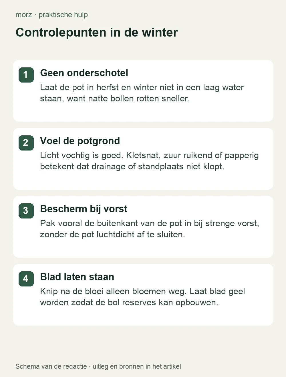 Controlepunten in de winter