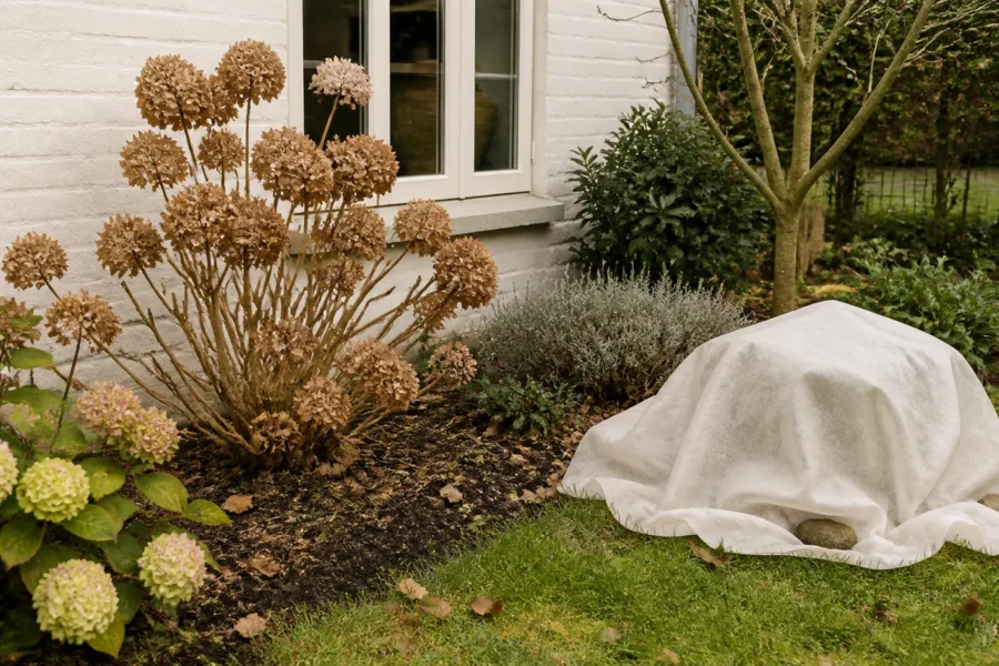 Illustratieve omgeving bij Hortensia bloeit niet, controleer soort, snoei en vorst