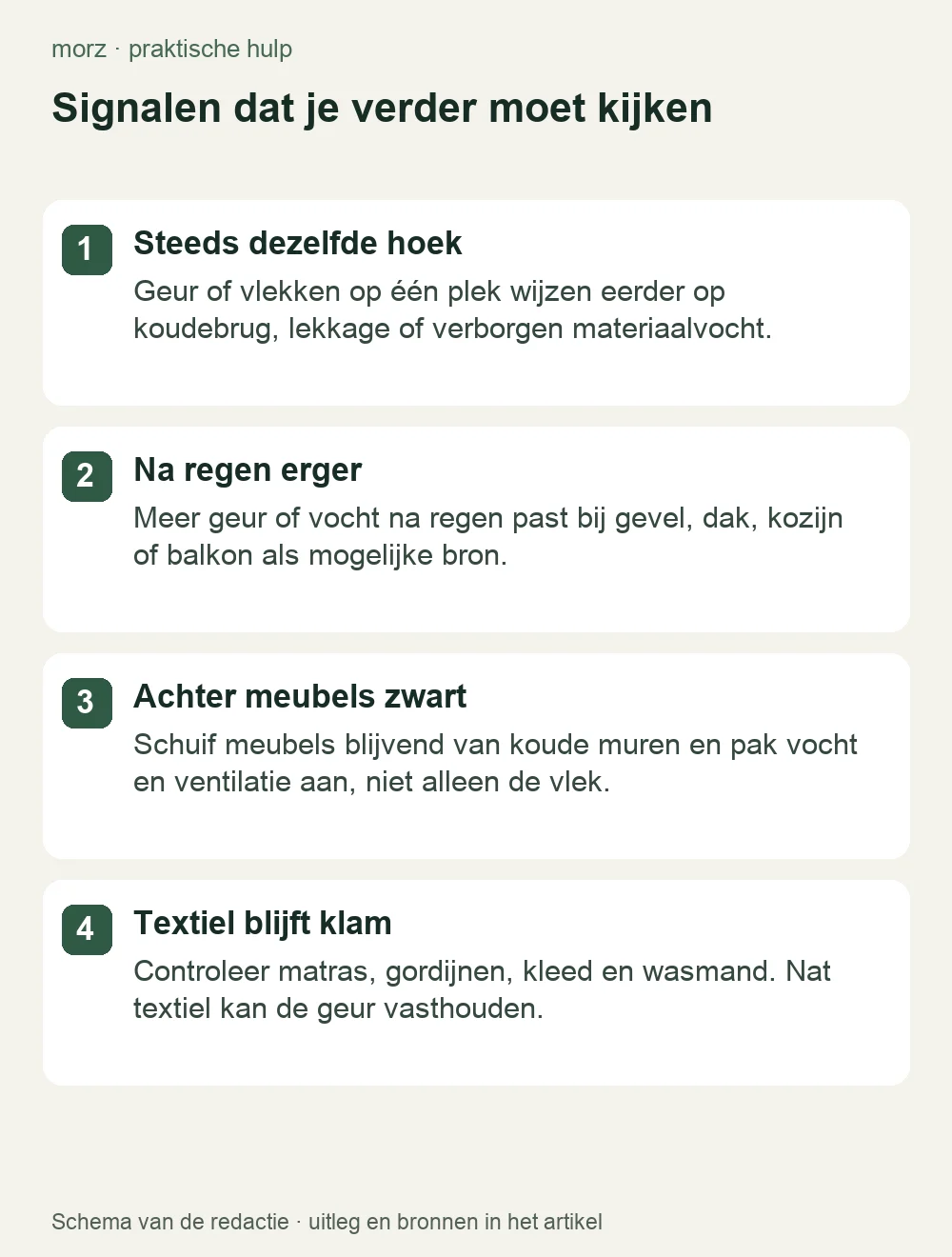 Signalen dat je verder moet kijken