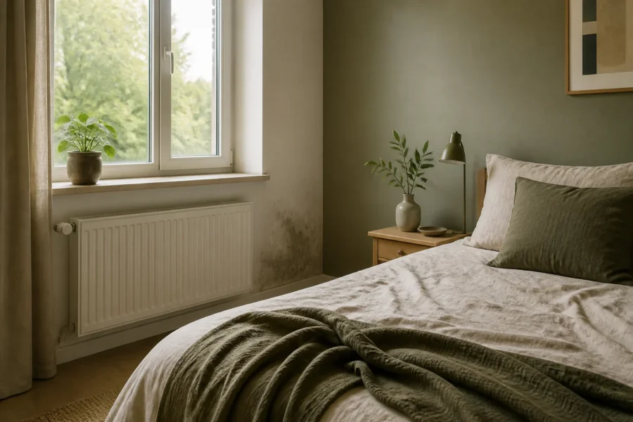 Illustratieve omgeving bij Muffe geur in de slaapkamer opsporen