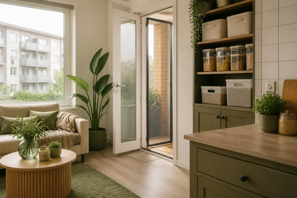 Illustratieve omgeving bij Muizen in een appartement aanpakken met buren en beheerder