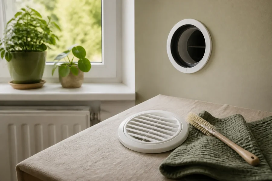 Illustratieve omgeving bij Ventilatieventielen schoonmaken en goed terugplaatsen
