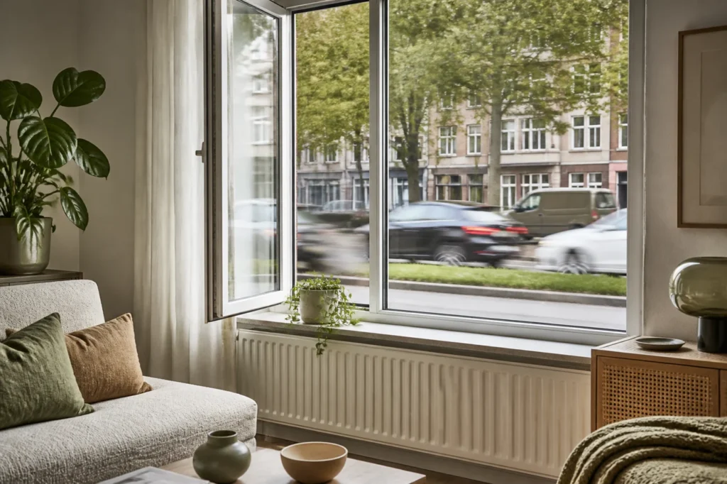Illustratieve omgeving bij Ventileren als je aan een drukke weg woont